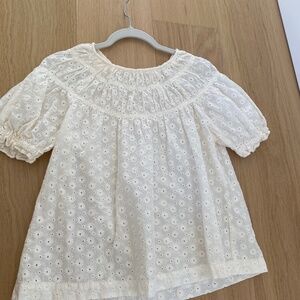 Madewell eyelet shirt